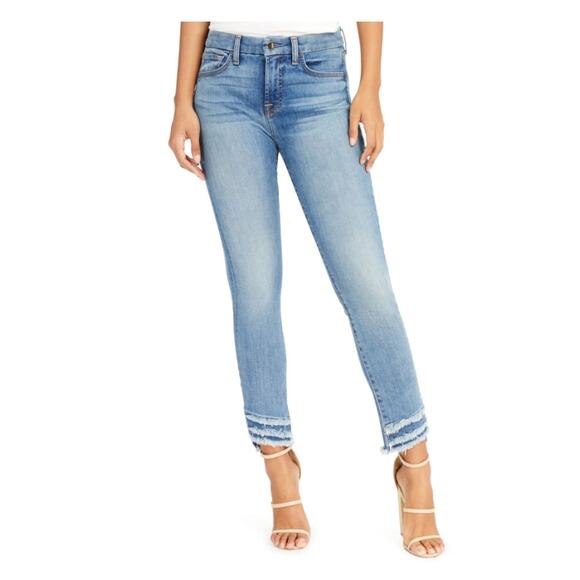 7 For All Mankind Denim - Jen7 by 7 For All Mankind Ankle Straight Jeans Raw Hem Women's 8 Casual Weeked